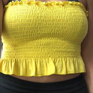 Yellow Tube Top